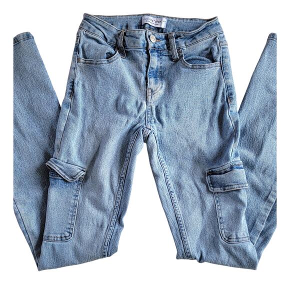 Vanilla Star Denim - Juniors Vanilla Star Skinny Cargo Jeans Size 1